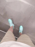艾弗森Iverson籃球鞋男低幫夏季實(shí)戰(zhàn)透氣低幫輕便緩震防滑學(xué)生運(yùn)動(dòng)球鞋 冰綠 44 曬單實(shí)拍圖