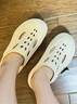 HOKA ONE ONE男女鞋夏奧拉MULE舒緩?fù)闲琌RA RECOVERY MULE一腳蹬 香草色/香草色 42.5 曬單實(shí)拍圖