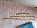 若軒測量衣服的尺子服裝裁縫工具木尺1米量衣尺縫紉直尺市尺竹尺子 普通印墨款：66cm/二市尺 曬單實(shí)拍圖