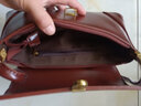 名夏牛皮女包新品韓版水桶包軟皮女包簡(jiǎn)約單肩斜挎女士包包潮手提包 棕色小號 曬單實(shí)拍圖