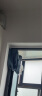 沫梵（M.fan）窗帘免打孔魔术贴遮光布简易卧室飘窗出租房小短遮阳布 深蓝色（粗麻款） 宽1.1X高1.8米 1片装 魔术贴式 实拍图