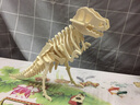 齊峰3d立體拼圖積木玩具擺件房屋建筑家具模型木質(zhì)兒童手工拼插裝禮物 小恐龍10款 曬單實(shí)拍圖
