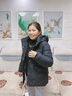 恒源祥中年媽媽裝冬裝中長(cháng)款羽絨棉服中老年人女裝衣服加絨加厚棉襖外套 曬單實(shí)拍圖