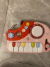 贝恩施婴幼儿玩具0-1-3岁宝宝手拍鼓电子琴二合一早教音乐玩具6个月 【卡布里蓝】小象电子琴 实拍图