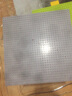 小顆粒超大底板人仔底座拼裝幼兒園墻壁玩具兒童拼插兼容積木 【32×32點(diǎn)】淺灰色 曬單實(shí)拍圖