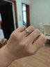 喜鉆生日禮物皇冠六爪白18K金鉆石結婚鉆戒30分婚戒鉆戒 曬單實(shí)拍圖