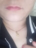 金店款 越南沙金項鏈女蝴聰?shù)Y吊墜鎖骨鏈久不掉色小眾頸鏈鍍金色福字首飾 0字鏈+小葫蘆 曬單實拍圖