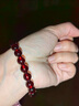 楚薇薇酒紅石榴石手鏈男女情侶飾品水晶本命年民族風(fēng)禮物送閨蜜 精品石榴石8mm22顆左右 送證書(shū) 曬單實(shí)拍圖