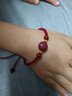 初享（CHUXIANG） 2026年馬年朱砂平安扣腳鏈女紅繩男本命年女士腳繩十二生肖手環(huán) 生肖馬GSF-A11-203-4 曬單實(shí)拍圖