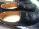 蜻蜓牌 皮鞋男士正裝鞋秋季商務(wù)休閑鞋真皮牛皮中老年軟底防滑爸爸鞋 黑色【單鞋款】 42 曬單實(shí)拍圖