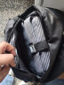 格比森双肩包男士商务背包 韩版初高中大学生书包 大容量15.6英寸笔记本电脑包户外旅行包 【黑色】 实拍图