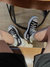 匡威（Converse）男女鞋Legacy 夾心復古厚底休閑帆布鞋高幫增高小個(gè)子情侶鞋 A00869C 黑 40.5 /7.5 曬單實(shí)拍圖