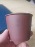 宏中紫砂杯茶杯宜興原礦紫砂主人杯四色品茗杯功夫茶杯茶具見物系列杯 見物系列杯-紫泥-120cc 曬單實(shí)拍圖
