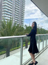 J-me職業(yè)裝氣質(zhì)女神范2023春秋小西裝女連衣裙時尚售樓部OL工作服正裝 黑色連衣裙【5098長袖】 L 曬單實拍圖