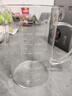 全適透明量杯帶刻度杯 高硼硅玻璃廚房計量杯800ml 可微波加熱牛奶杯 曬單實(shí)拍圖