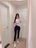 AEMAPE高檔哈倫蘿卜牛仔褲女士2025春秋冬新款寬松洋氣時(shí)尚百搭小腳褲子 藍(lán)色 XL 115-125斤 曬單實(shí)拍圖