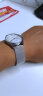 老皮匠 超薄钢带  男女 手表配件 代用CK DW表带 不锈钢表链 米兰编织金属手表带 DW款 银色 19mm 实拍图