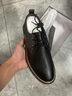 恒源祥 商務(wù)休閑鞋男百搭英倫時(shí)尚正裝鞋男士青年潮流舒適系帶鞋子 H210046 黑色 41 曬單實(shí)拍圖
