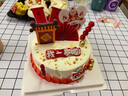 曼恒百天滿(mǎn)月周歲蛋糕生日兒童男女新鮮同城配送當天配送生肖老虎蛋糕 P款小老虎周歲蛋糕 6英寸(適合1-2人) 曬單實(shí)拍圖