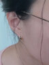 翡拉拉「羅馬」耳圈簡(jiǎn)約黑色耳扣男女同款耳環(huán)節日生日禮物送女友閨蜜 線(xiàn)上款 曬單實(shí)拍圖