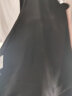 晚白2024年夏款修身半裙纯色通勤A字减龄半身裙【不含腰带】 黑色 L 晒单实拍图