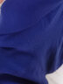 卡帝乐鳄鱼珠地棉短袖T恤男士纯色保罗衫全棉翻领大码t袖衫潮 宝蓝色 185 实拍图