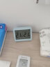 得力(deli)室内温湿度表 LCD\电子温湿度计老人六一儿童节生日礼物带闹钟功能 婴儿房室内温湿度表 办公用品 蓝色LE501-TQ 实拍图