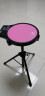 eno哑鼓垫12寸打击板架子鼓练习鼓节拍器三合一功能乐器粉色套装 实拍图