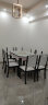 上林春天 岩板餐桌实木餐桌家用小户型餐桌椅组合伸缩折叠饭桌子餐厅家具 9MM香奈尔亮光-贝勒椅 1.35米一桌八椅 实拍图