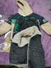 Balapipi男童套裝秋裝2025新款兒童衛(wèi)衣褲子小孩衣服寶寶洋氣休閑兩件套潮 黑色（上衣+褲子） 130碼 建議5-7周歲 身高125左右 曬單實(shí)拍圖