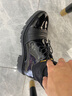 堡度馳男士皮鞋牛皮亮皮10厘米隱形內增高鞋8cm6結婚鞋牛皮正裝鞋 黑色(8cm) 42 曬單實(shí)拍圖