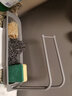 可伸縮水池置物架瀝水籃濾水槽可掛式洗碗抹布架廚房用品抽拉收納架 灰色 曬單實(shí)拍圖