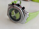 迪賽表（DISAIWATCH）手表女氚氣機械表男士十大名表2023年新款時(shí)尚腕表 熒光銀綠 曬單實(shí)拍圖