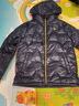 哈吉斯（HAZZYS）品牌童裝男女童羽絨服冬新品高拉鏈簡約保暖連帽輕薄羽絨服 藏藍(lán) 155 曬單實(shí)拍圖