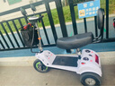便攜迷你型折疊電動(dòng)三輪車(chē)老人女士電動(dòng)自行車(chē)老年成人電瓶車(chē) 豪華版：蓄電雙人座前后雙碟剎 48V 曬單實(shí)拍圖