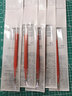 斑馬牌日本ZEBRA斑馬中性筆芯JF-0.5適JJ15/JJ55/JJ33/JJZ49水筆替芯 0.5【紅色】 5支裝 曬單實(shí)拍圖
