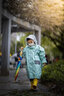 smally兒童雨衣外套防雨水全身一體式雨衣大童上學(xué)騎自行車(chē)雨衣長(cháng)款全身 戈森綠  XL（建議身高125-135cm） 曬單實(shí)拍圖