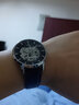 依波（EBOHR）手表男士瑞士風(fēng)格商務(wù)鏤空全自動(dòng)機械防水夜光腕表圣誕情人節禮物 【人氣單品】黑盤(pán)皮帶 曬單實(shí)拍圖