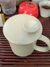 東道汝窯河南非遺茶杯泡茶杯茶水分離高檔陶瓷帶蓋辦公室送長(cháng)輩送禮 【老東道】自在杯-粉青色 曬單實(shí)拍圖