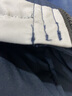 型曼男裝冬季新款立領(lǐng)撞色羽絨服男士素灰色大碼工裝保暖外套男羽絨衣 藏青色 M（寬松版 偏大） 曬單實(shí)拍圖