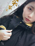 丹珠娜工裝棉服女連帽2025新款冬季寬松棉衣女中長(zhǎng)款加厚原宿風(fēng)棉襖外套 黑色工裝棉服女 3XL 曬單實(shí)拍圖