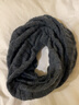 ZEYAUP純羊毛圍脖男冬季套頭加厚情侶款護脖子圍巾男女針織保暖脖套 深灰 曬單實(shí)拍圖