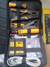 得力（deli）網(wǎng)線(xiàn)鉗網(wǎng)線(xiàn)探測儀電話(huà)線(xiàn)網(wǎng)絡(luò )通斷檢測儀水晶頭壓線(xiàn)鉗網(wǎng)網(wǎng)絡(luò )鉗套裝 DL380010網(wǎng)絡(luò )鉗布包10件套 曬單實(shí)拍圖