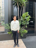 FILA 斐樂(lè )女裝衛衣男女同款套頭衛衣秋冬情侶款休閑加絨保暖長(cháng)袖上衣 奶鹽白-IV L 175/96A/L 曬單實(shí)拍圖