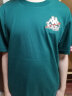 Kappa卡帕男款运动短袖休闲宽松T恤夏季圆领印花半袖K0A12TD31D 高山绿-350 L 实拍图