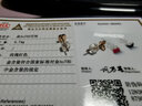 阿梵尼18K玫瑰金四葉草耳釘女蝴蝶耳釘一對耳環(huán)AU750彩金耳飾 四葉草蝴蝶不對稱耳釘 曬單實拍圖