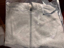 nice rice好飯 r.系列500G全棉磨毛針織拉鏈休閑連帽秋冬衛衣外套NEQ04009 花灰色（500G） M 曬單實(shí)拍圖