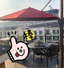 卡洛克斐梵家居別墅戶外3.5米圓傘大遮陽(yáng)傘酒店太陽(yáng)傘遮陽(yáng)防曬抗風(fēng)性強(qiáng) 3米圓傘（進(jìn)口Obravia）可定制 曬單實(shí)拍圖