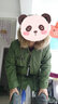 比菲力（BEVERRY）派克服男海寧皮草內膽冬季款外套派克大衣潮 綠殼本色毛 XL 曬單實(shí)拍圖