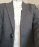 簡(jiǎn)蜓職業(yè)裝女裝套裝春秋新款氣質(zhì)格紋西裝時(shí)尚工裝面試西服工作服正裝 灰色單件西裝 4XL 曬單實(shí)拍圖